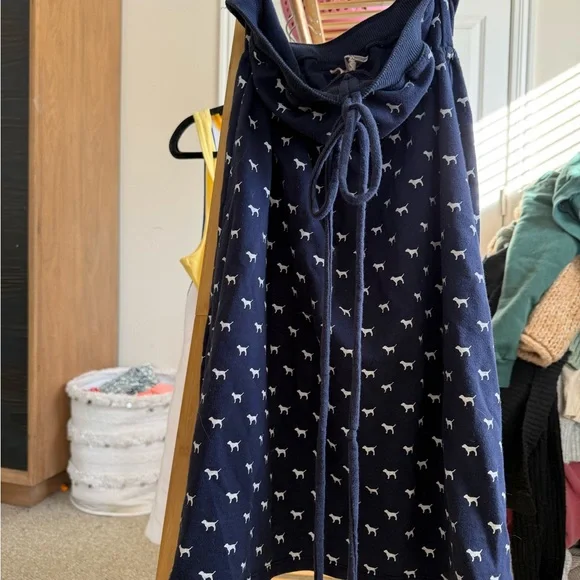 PINK Victoria's Secret Navy French Terry dress - Picture 2 of 3